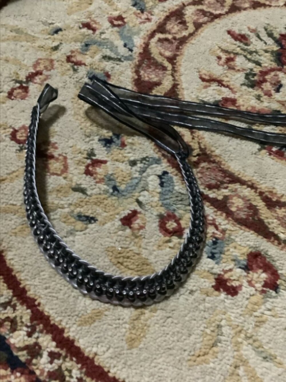Black Handmade Pop Tabs Headband